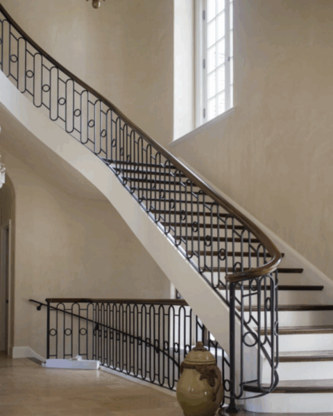Almunium stairs and railing