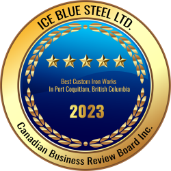 2023 CBRB Inc. ICE BLUE STEEL LTD. Award Badge